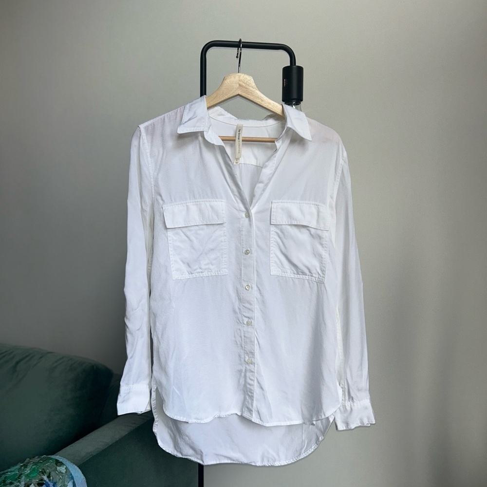 Babaton Crisp White Collared Shirt